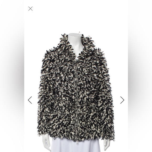 Isabel Marant Jackets & Blazers - Isabel Marant & H&M Knit Zip Coat NWOT Women's Black and White Jacket Size:XS